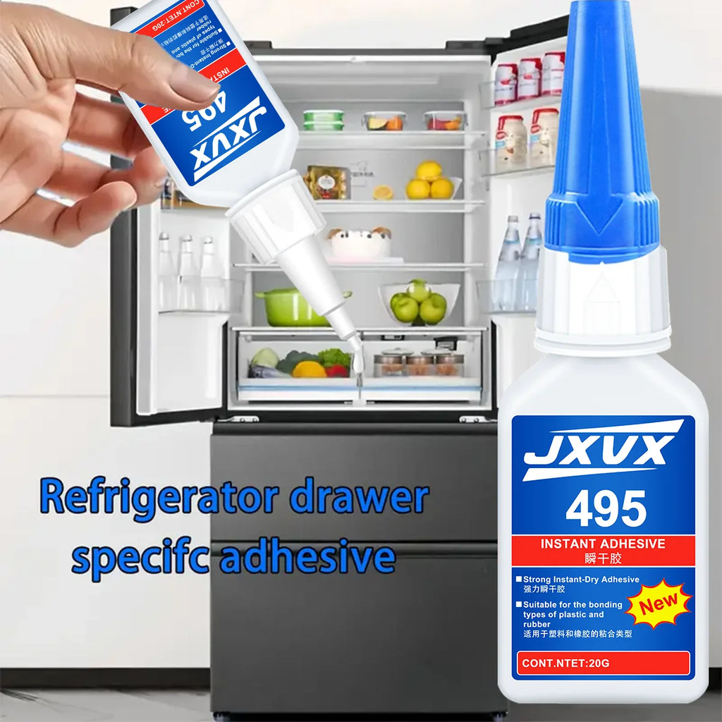 480/401 Multi-Purpose Thick paste Super  Refrigerator Repair Glue Instant Quick-drying Cyanoacrylate 100% Original Adhesive Specially Formulated for Rubber, Leather, and Plastics Strong Bond Liquid Glue Tool With preci