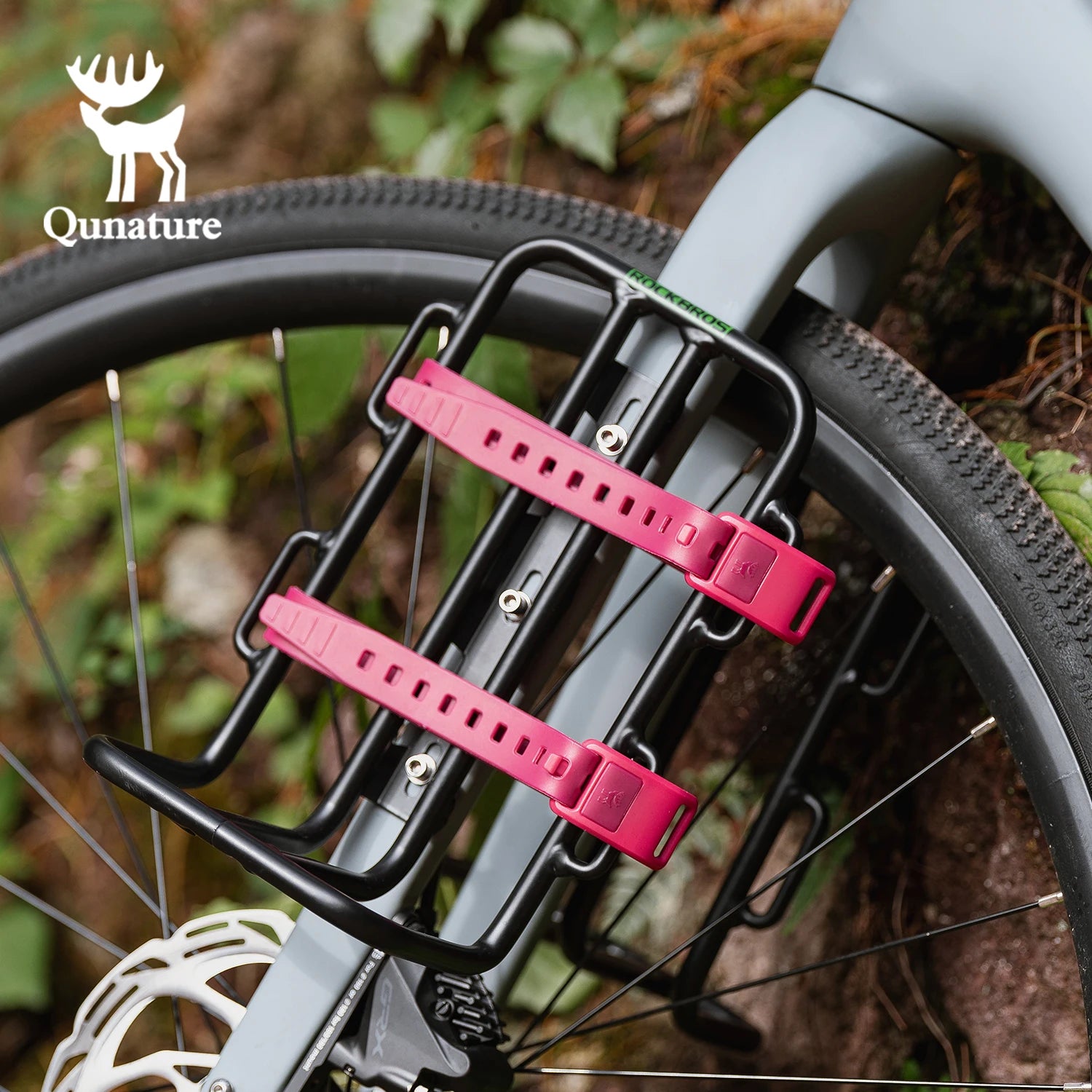 Qunature 2Pcs/set Bikepacking Fully Waterproof Compression Bag Hiking Lightweight Bicycle Gear for Road Mountain Bike Travel 12L
