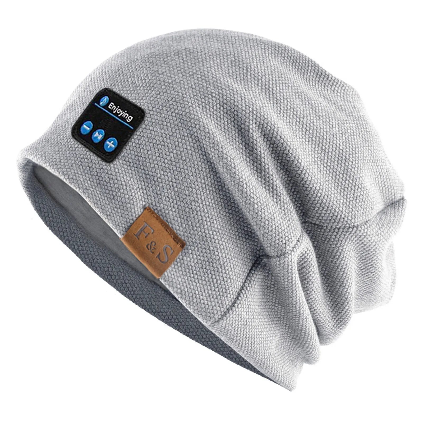 Bluetooth Headphone Wireless Smart Cap Headset Women Beanie Hat Speaker Hunting Camping Running Music Earphone Spring Autumn Hat