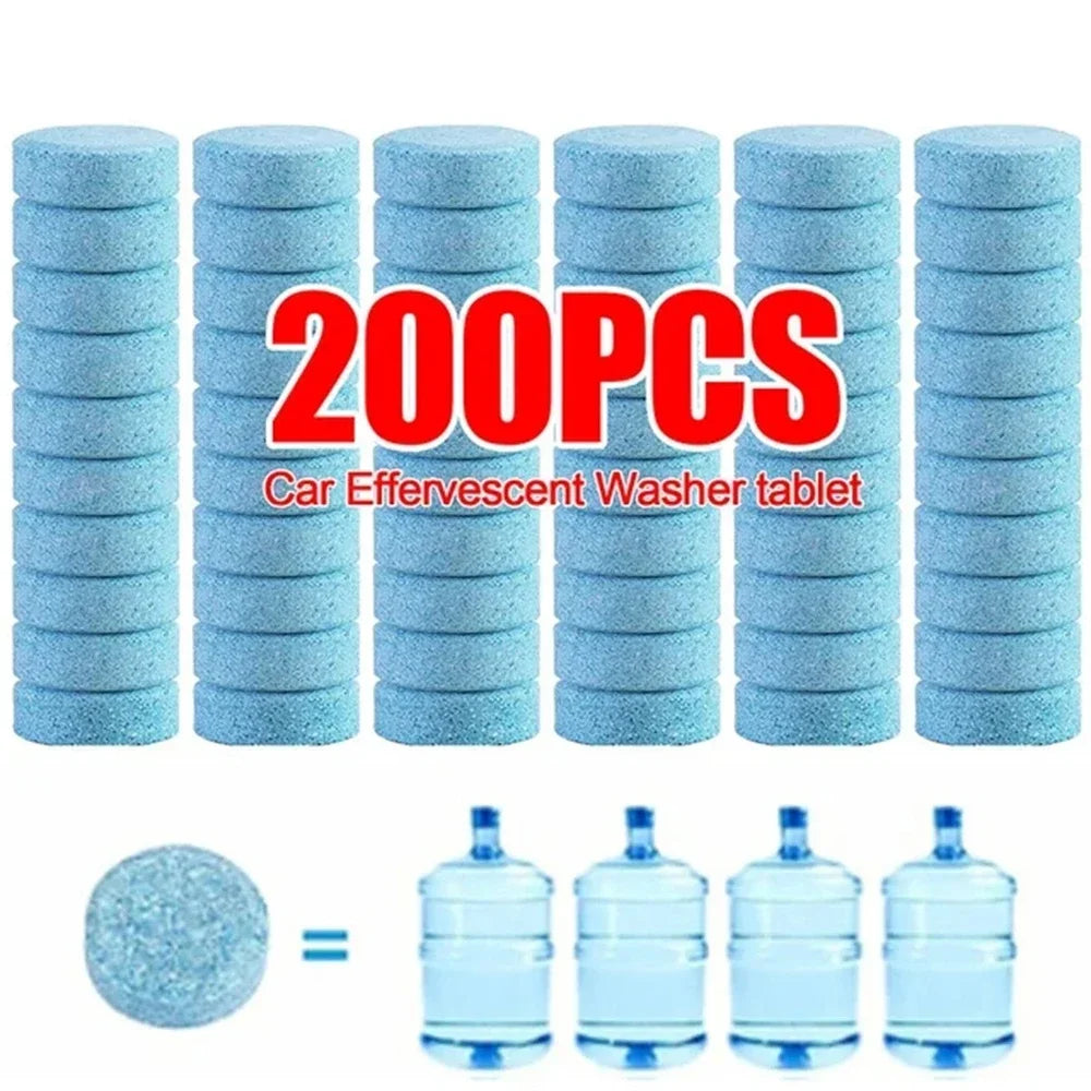 New Solid Cleaner Car Windscreen Cleaner Effervescent Tablet Auto Wiper Glass Solid Cleaning Concentrated Tablets Detergent 2024