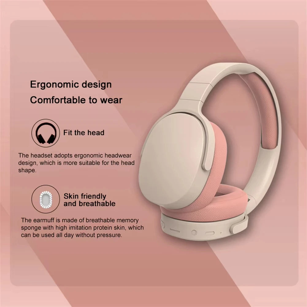 New P2961 Wireless Headphones Bluetooth Foldable 9d Hifi Stereo Sound Headset Long Battery Life Heavy Bass Earphone 2026