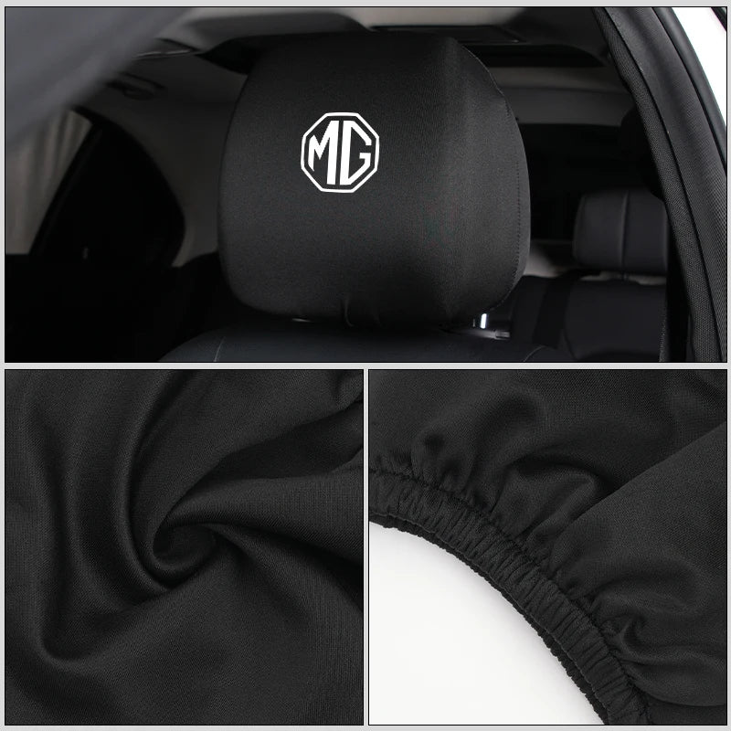 Car Seat Headrest Protective Cover Anti-Dirty Pillow Protector For Morris Garages MG 6 3 5 7 TF ZR ZS HS GS GT Hector RX5 RX8