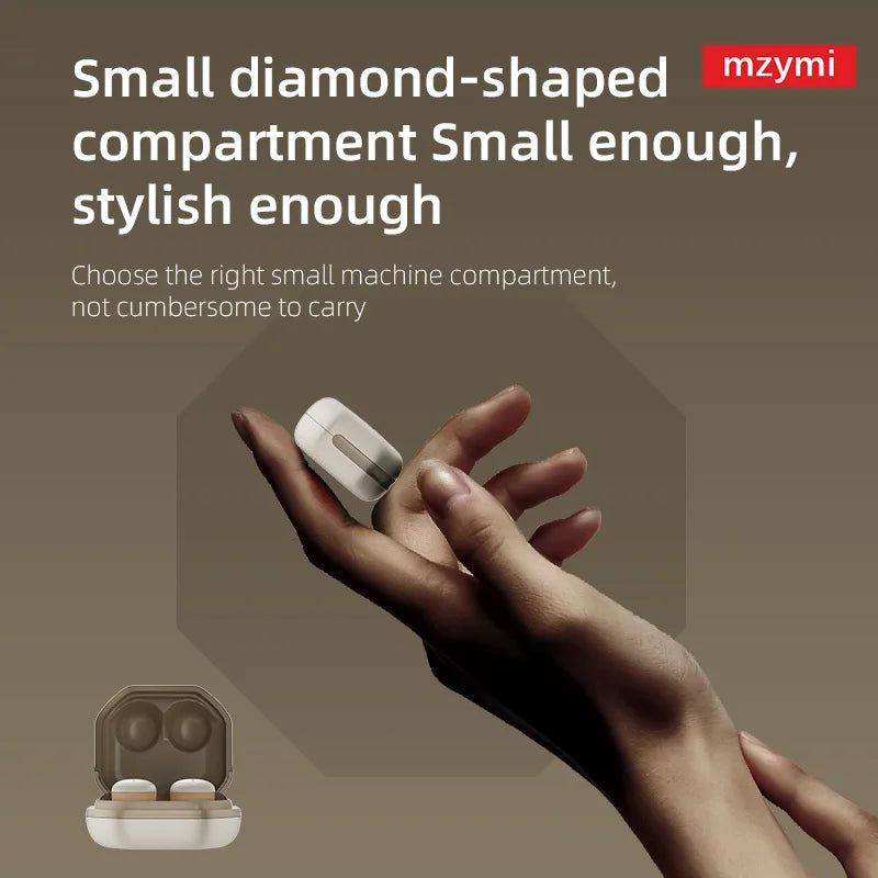 MZYMI Sleep MY002 Earphone Invisible Small Bluetooth Earbuds Mini Wireless Headset Noise Blocking for Side Sleeping Headphones