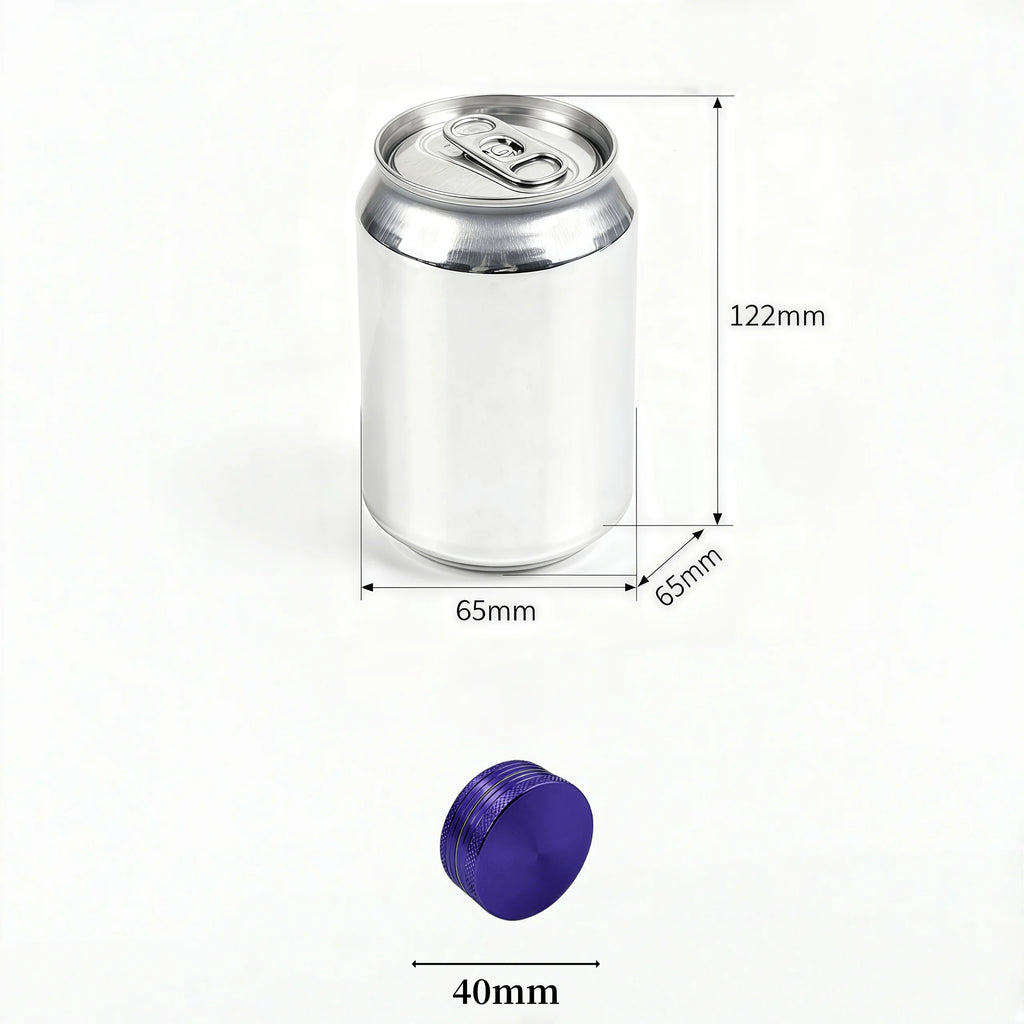 11-Color 40mm Manual Grinder - Dual-Layer Fast Grinding with Diamond Teeth, Portable Design，The best Smoking accessories