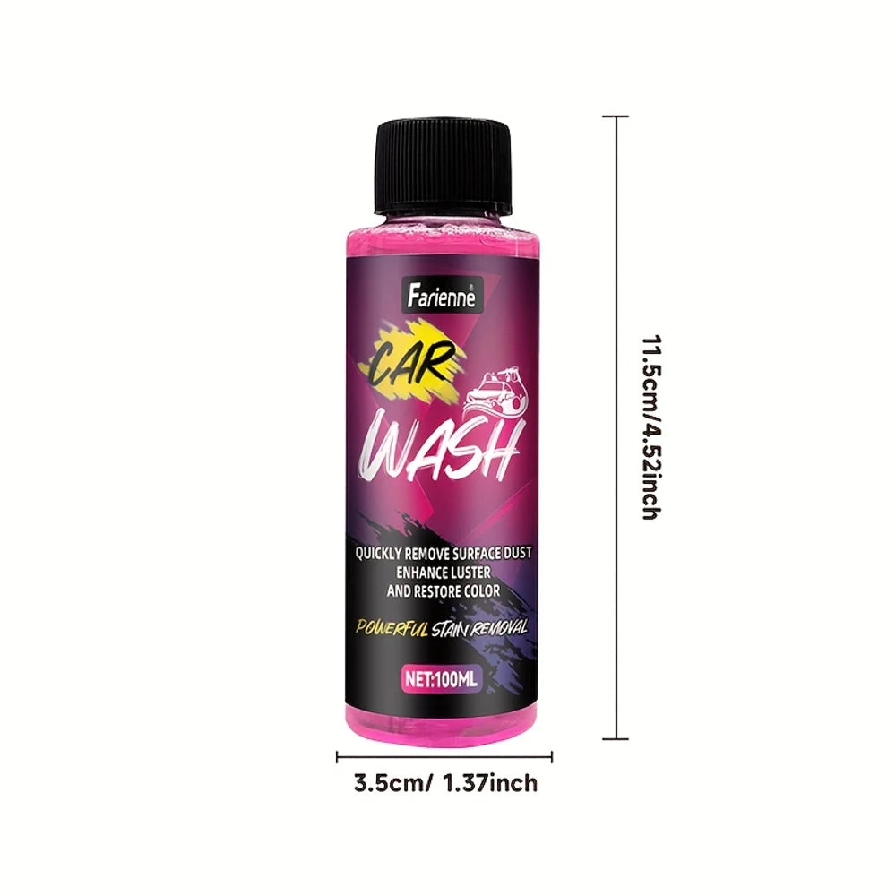 100Ml 1:100 Rich Foam Car Wash - Easy And Effective, High-Foam Formula, Scratch-Free Car Wash Preparation, Highly Concentrated C