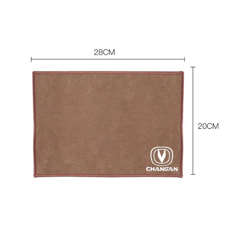 Suede Fleece Microfiber Towel Car Logo Cleaning Rag Cloth For Changan CS35 CX70 CS85 CS55 CS75 CS15 Alsvin Hunter CS95 2021 Yuex