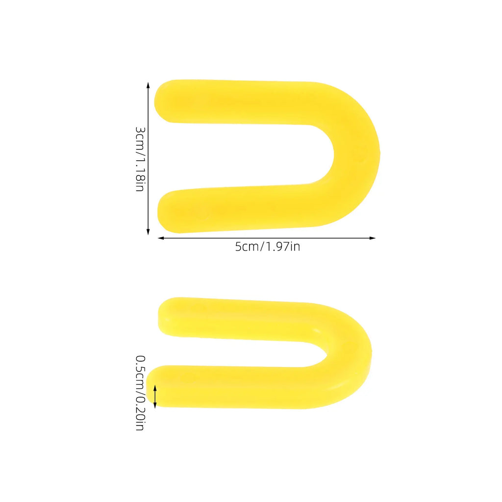 100Pcs U Shaped Tile Spacers Vibrant Colors for Stable and Quick Installation Tile Spacers Plastic Wedges Tiling Tools,