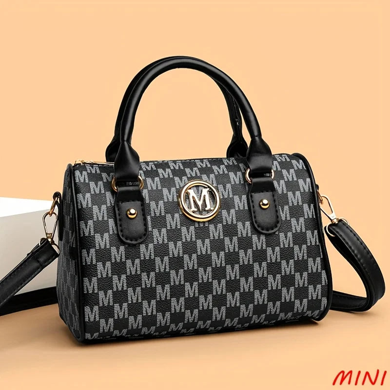 Simple Printed Metal Sheet Handbag, Fashionable Retro Versatile Crossbody Bags, Suitable for Commuting Banquet Pillow Bag