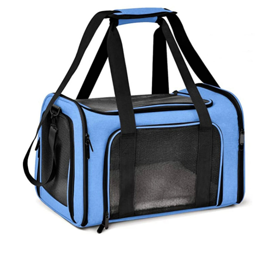 Cat, Dog Carrier for Small Medium Cats Puppies up to 15 Lbs, TSA Airline Approved Carrier Soft Sided, Collapsible Travel Puppy C