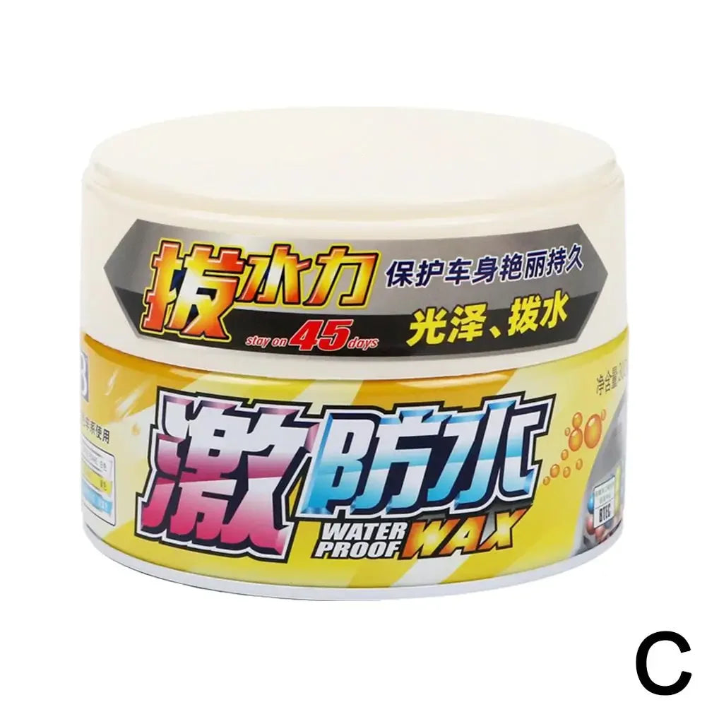 Soft 99 Waterproof Coated Solid Wax, Water Block Wax Wax Car Car Waterproof W65 Cleaning 300g Accessories T5X9