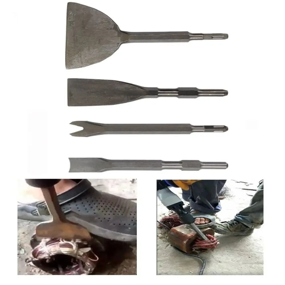 Heavy Duty Widening Drill bit Hexagonal/square Handle Electric Hammer Concrete Impact Drill SDS Plus Shank Multifunctional