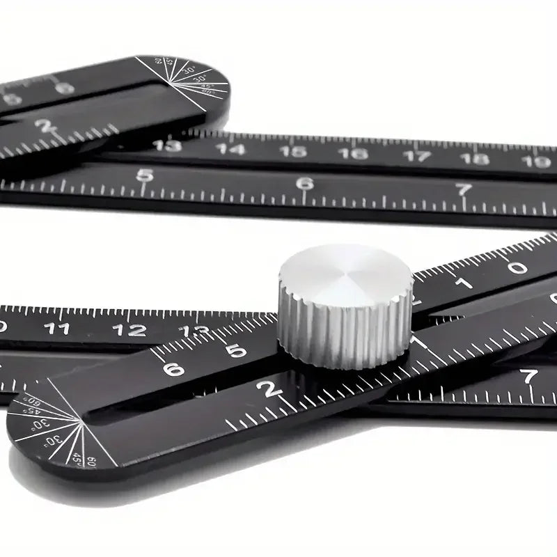 Professional multi-angle measuring ruler - wood, tile, floor and other construction tools