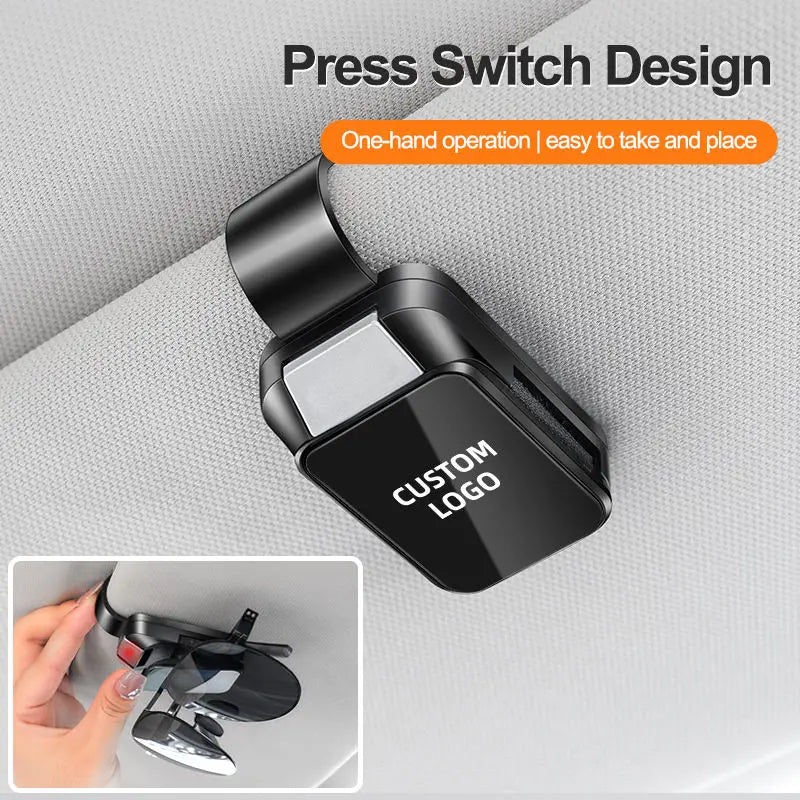 Car eyeglass holder sunshade clips easy to install, universal model, eyeglass bracket, sunglasses hanger, wholesale.
