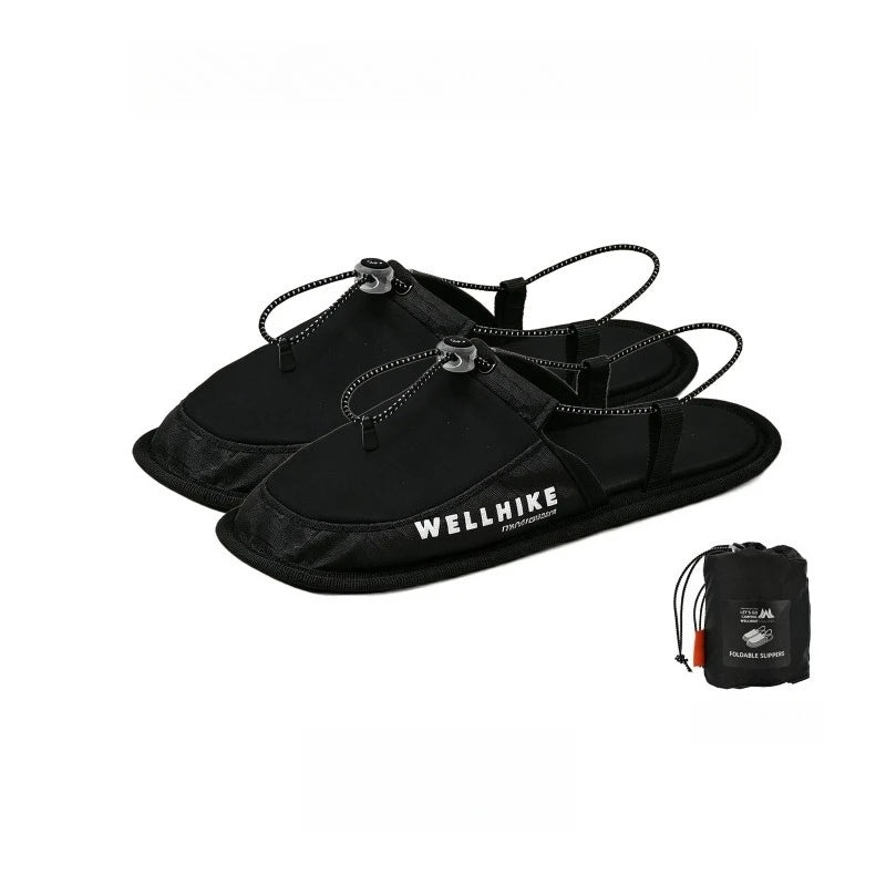 Ultra-Light Portable Travel Slippers Non-Slip Outdoor Beach Aircraft Hotel Slippers Reusable Comfortable Home Slippers