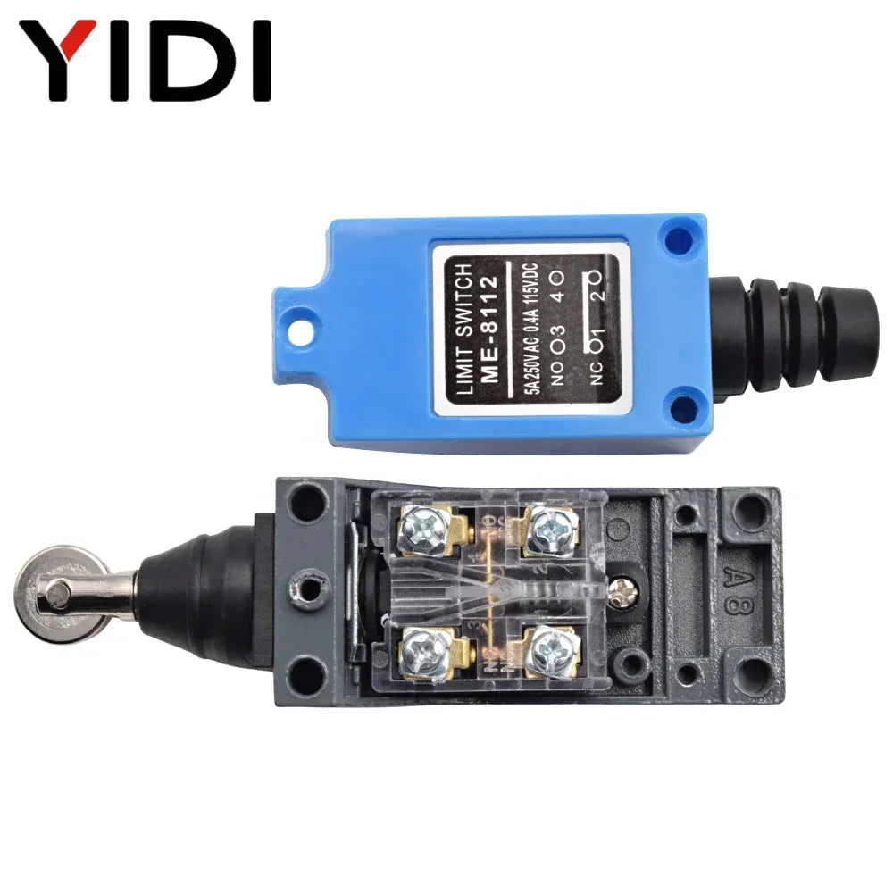 Waterproof CNC Limit Switch ME 8108 8111 8122 9101 5A/220V Rotary Roller Lever Sealed Industrial Momentary Limit Switch 1NO 1NC