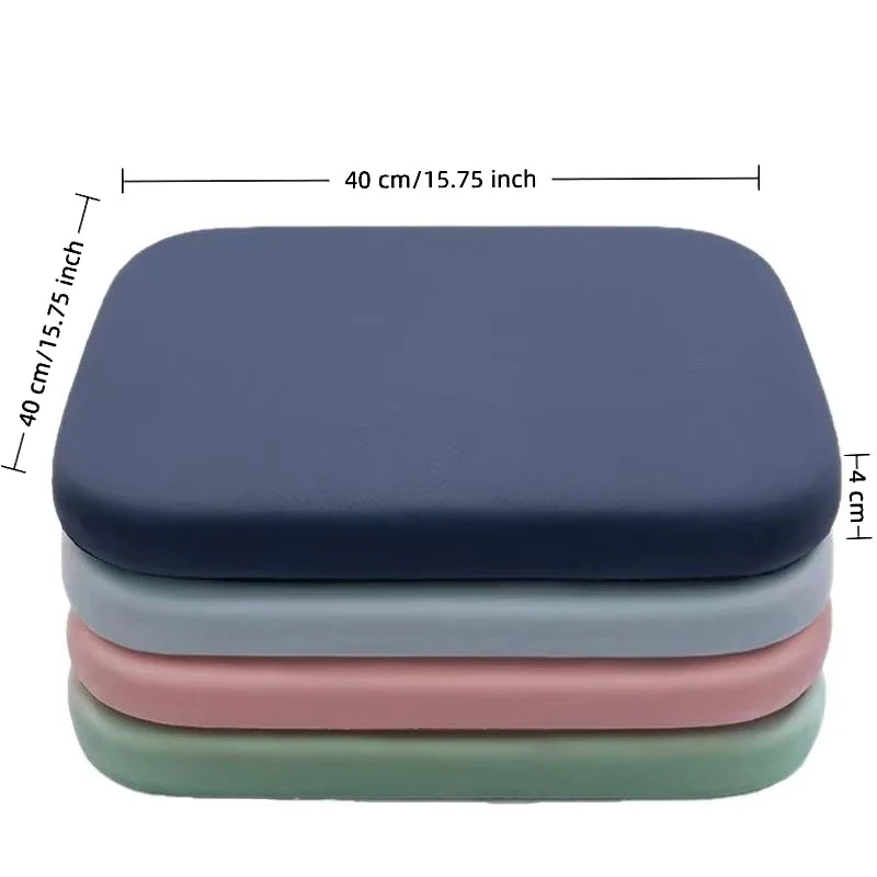 1Pc Thick Seat Cushion Ultra Soft Memory Foam Office Chair Pad Breathable Rebound Waist Support Cushion