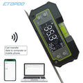 0.1 Degree Dual Axis Digital Protractor Level Inclinometer Bluetooth Ruler Biax Rechargable Magnetic Level Box Measuring Angle