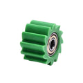 Durable green 8mm off-road motorcycle chain guide wheel, wear-resistant guide accessory part