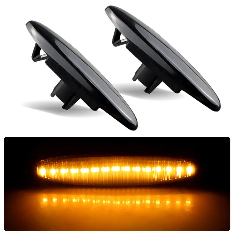 2PCS Canbus For Lexus IS250 IS350 06-13 SC430 06-10 E350 06-09 For Toyota Highlander 07-13 LED Side Marker Turn Signal Lights