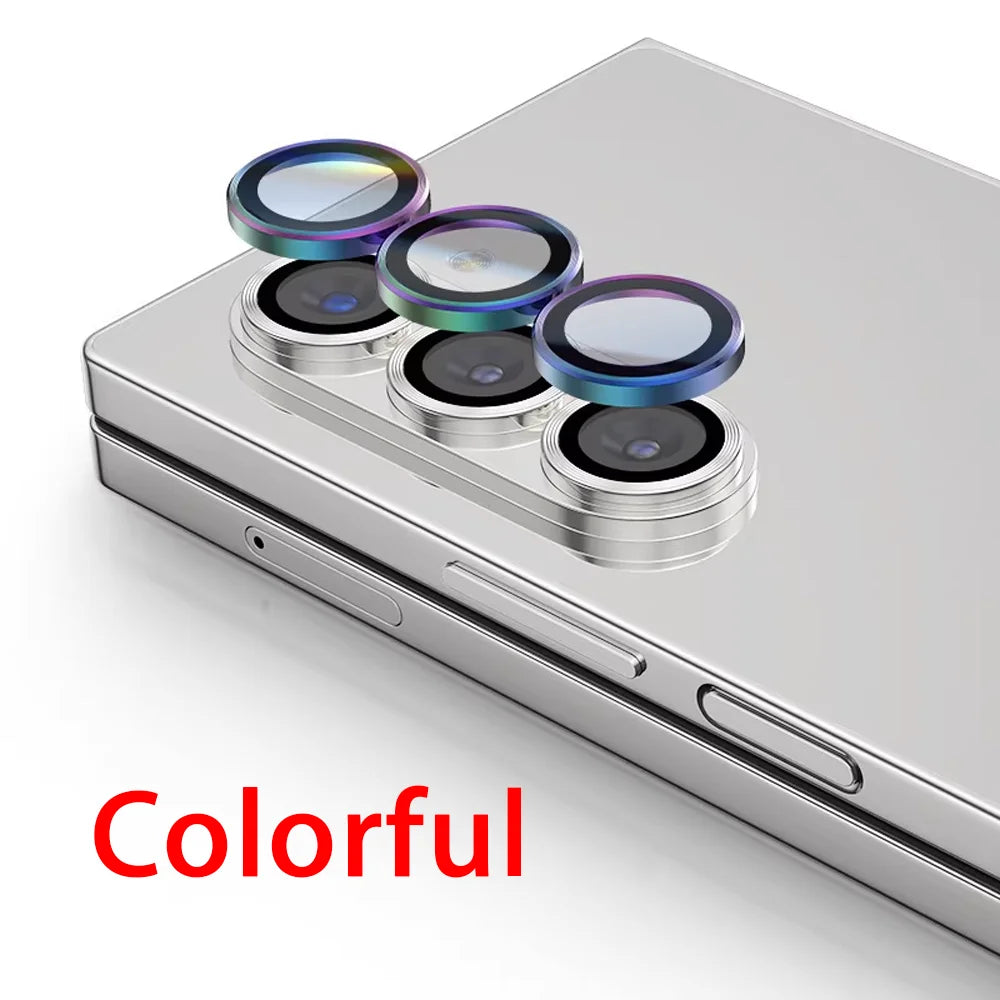 Metal Individual Ring Camera Lens Protector For Samsung Galaxy Z Fold 7 6 5 4 ZFold Fold7 Fold6 Tempered Glass Film Full Cover ﻿