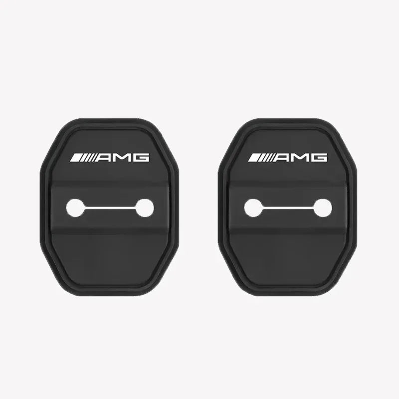 2/4pcs Silicone Car Door Lock Buckle Protector Cover for Mercedes Benz AMG W204 W213 W205 W211 W176 W164 CLA Smart Auto Access