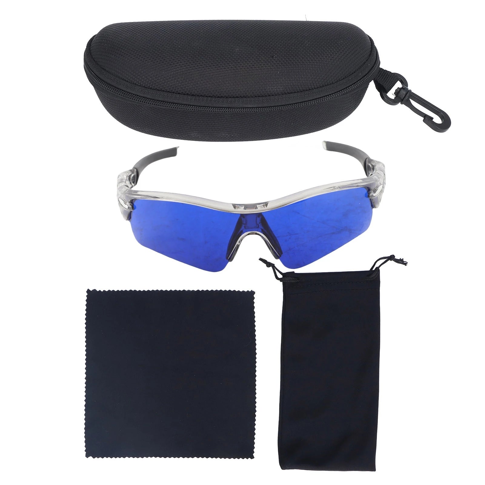 Ball Finder Sport Glasses Easy to Spot UV   Easy Storage Cycling Glasses with Glasses Cloth  Storage Bag   for Hiking