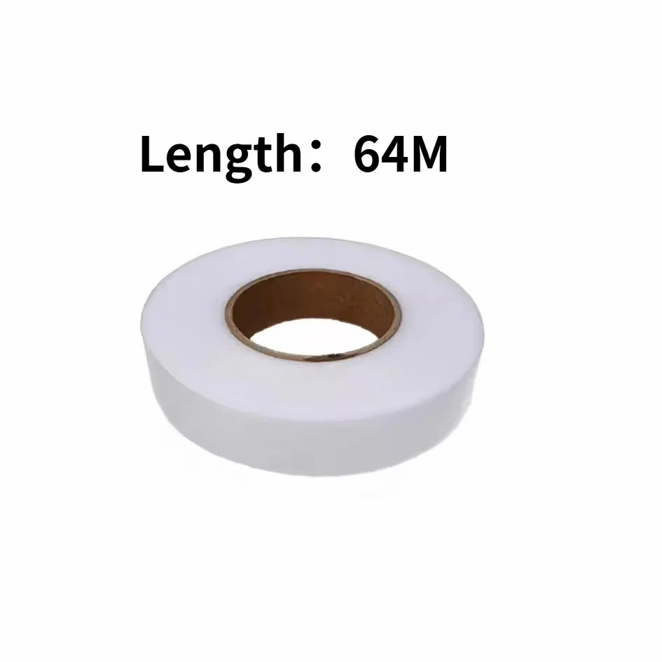64M DIY Garment Ironing Double-sided Adhesive Self Adhesive Pants Hem Tape Heat Melt Nonwoven Clothes Length Shorten Sewing Tool