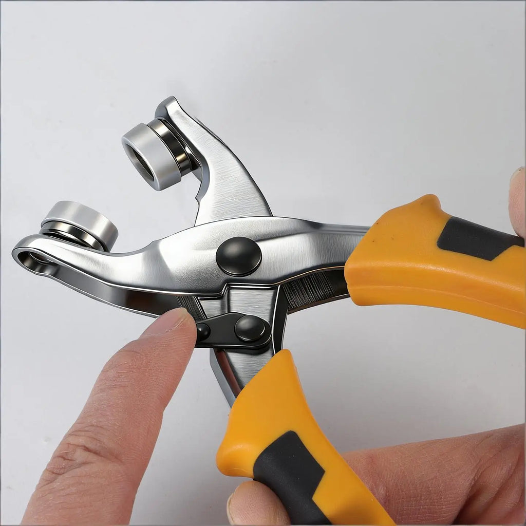 Leather Punch Eyelet Tool Belt Hole Punch Pliers, Hole Puncher Eyelet and Snap Setting Pliers Great for Crafts, DIY, Dog Collars