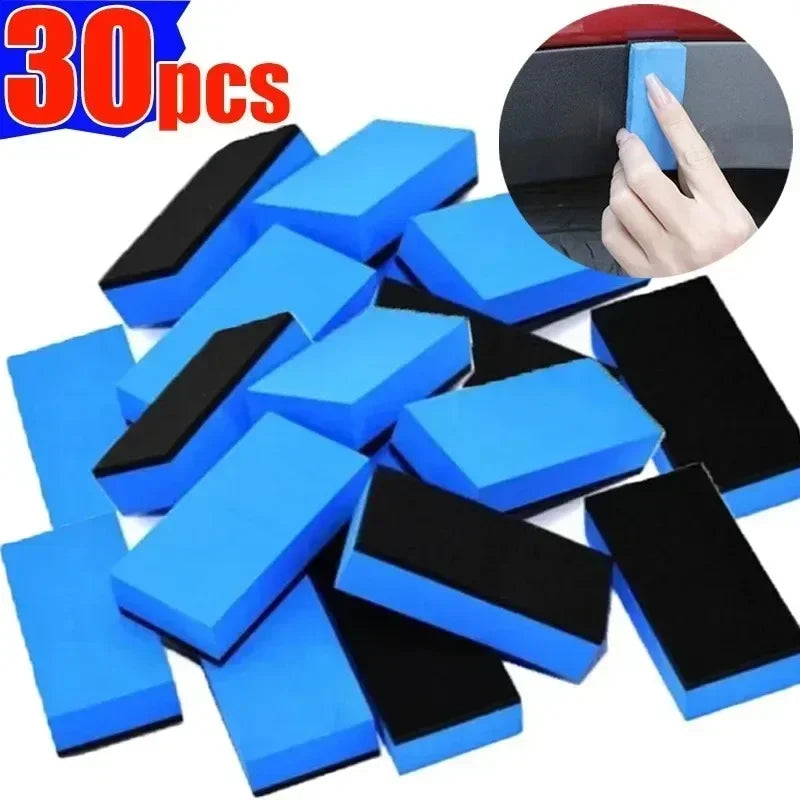 Sponges Brushes Car Polishing Coating Sponge Brush Glass Nano Applicator Pads Polish Wax Ceramic Coating Cleaning Accessories
