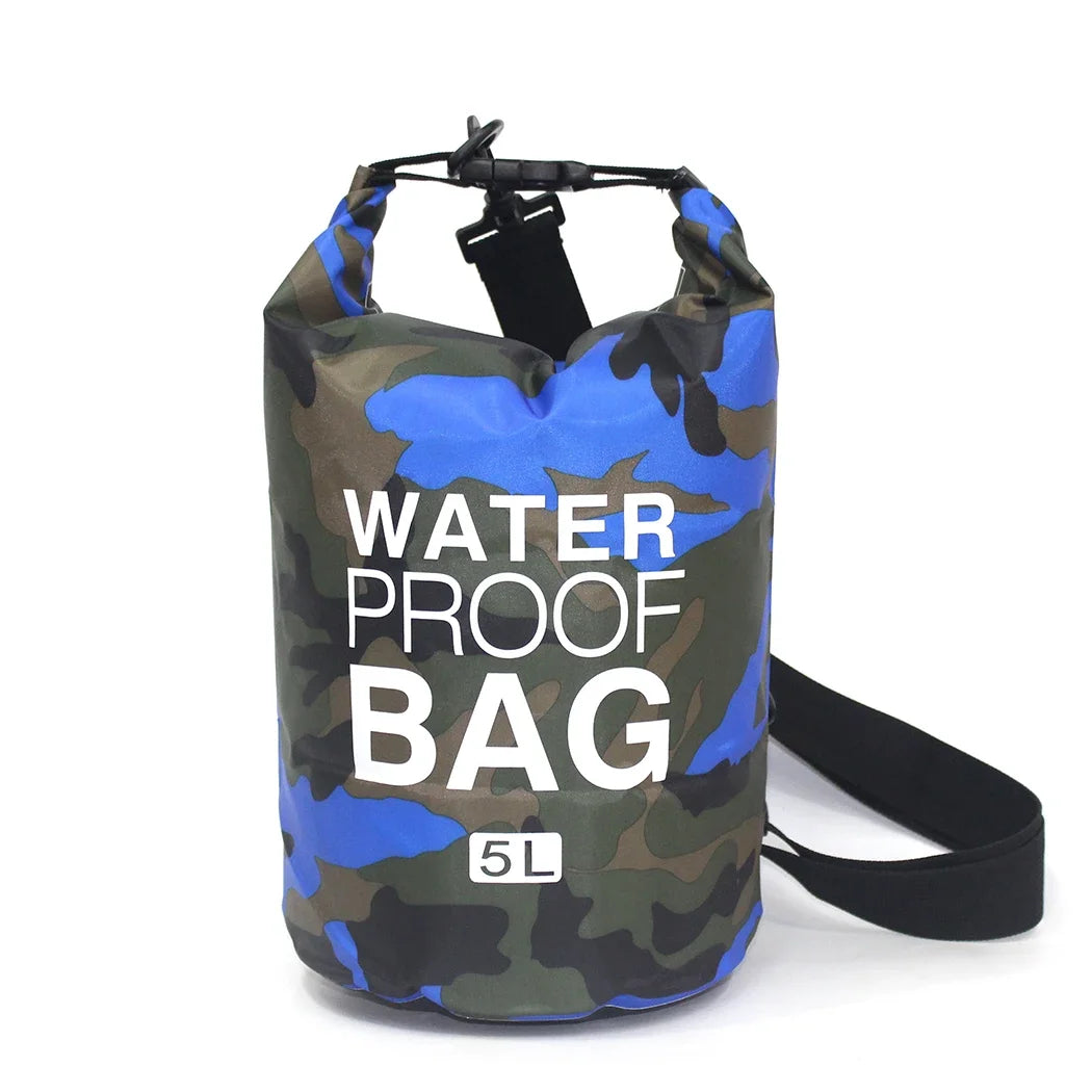 Men's and women's waterproof bags, outdoor sports bags, suitable for swimming, boating, kayaking, rafting and traveling