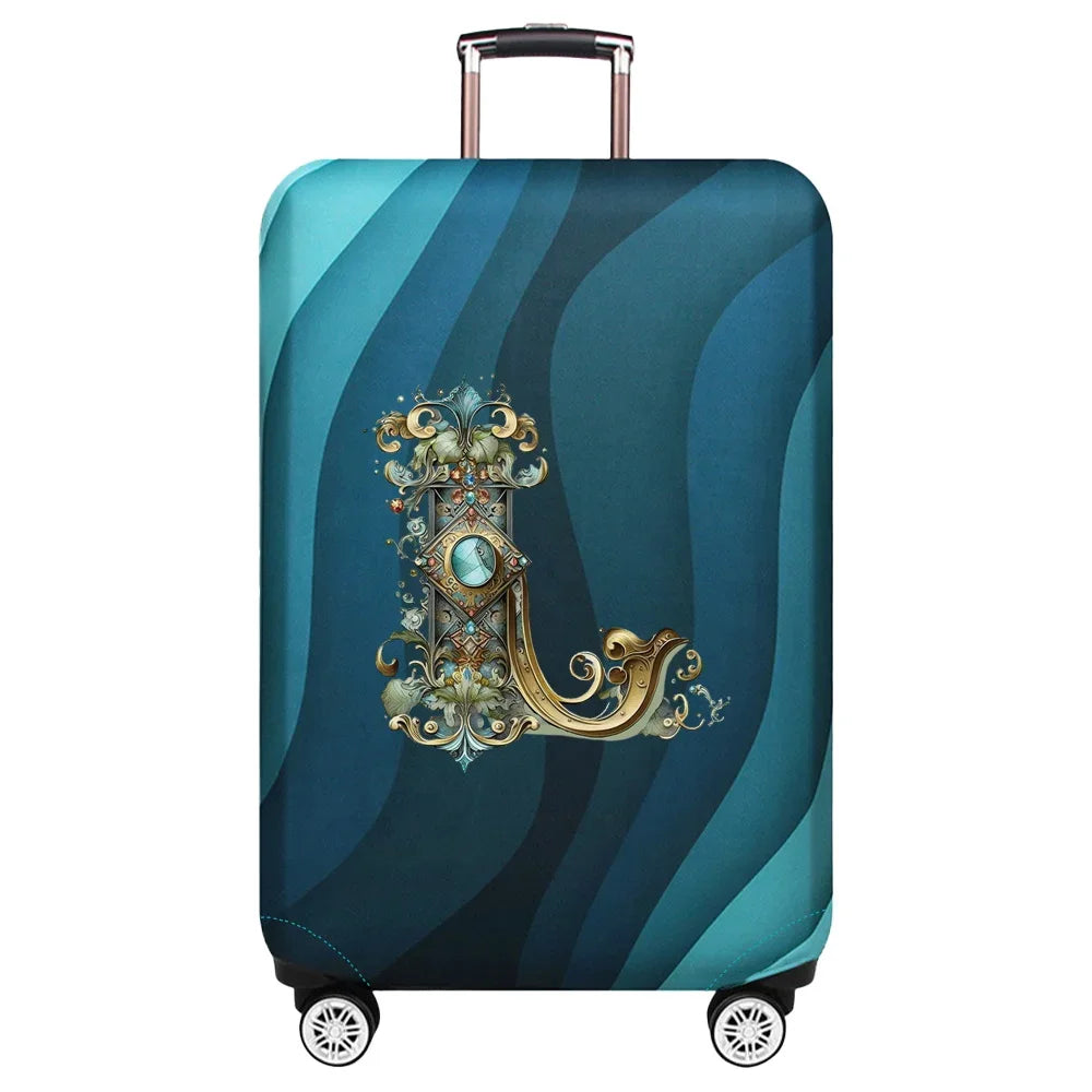 Luggage Covers 18-32inch Protector Travel Luggage Suitcase Protective Cover Stretch Dust Covers Print Graphic Letter Series