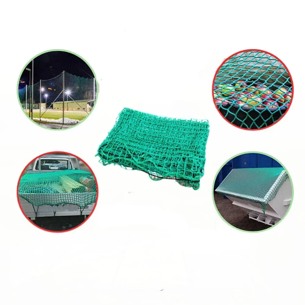 Car Universal Green Truck Cargo Accessories Roof Polyethylene Professional Trailer Net Extend Mesh Cover Luggage Strong