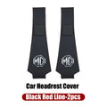 Car Headrest Storage Cover Leather Neck Pillowcase For Morris Garages MG 6 3 5 7 TF ZR ZS HS GS GT Hector RX5 RX8 350 550 Gundam