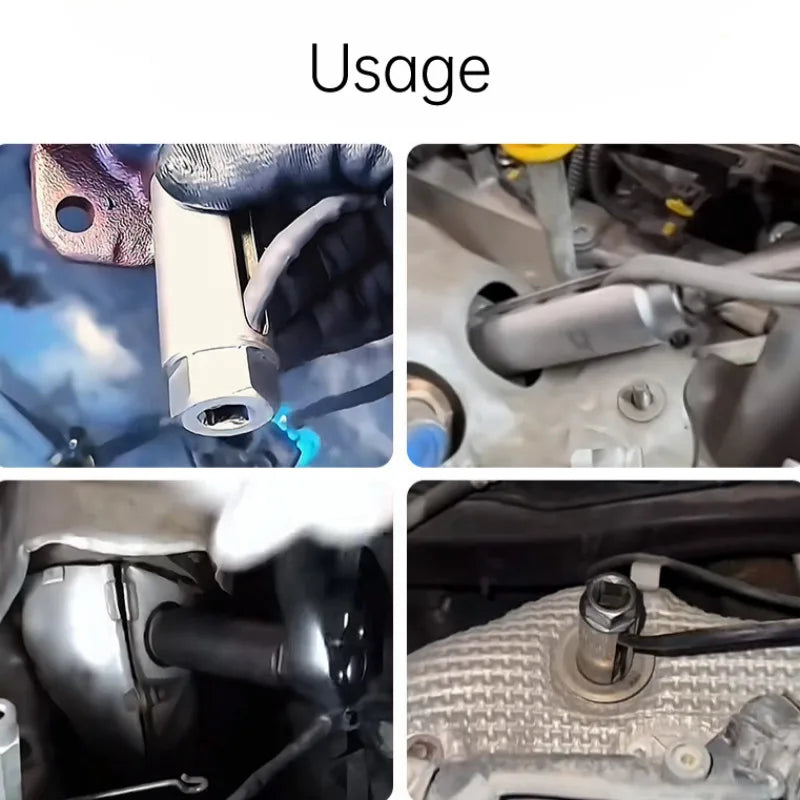 1PCS Universal 14-24mm 1/2" Drive Oxygen Sensor Socket Wrench Lambda Sensor Removal Installation Tool Car Accessories