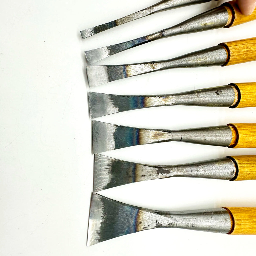 5-40mm Hand Wood Carving Flat Knives General Details Root Chisel Handmade