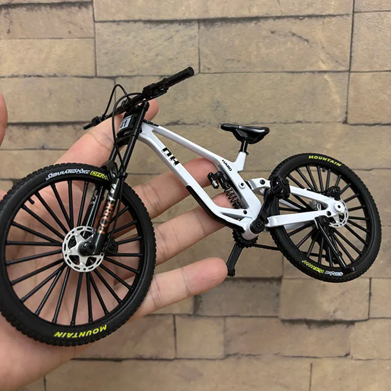 1:8 Model Alloy Bicycle Diecast Mini Finger Bikes Toys Simulation Collection Gifts Toys for Boys 41A