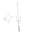 BBQ Fork Grill Skewer Grill Fork Easy to Use Portable Kabob Sticks Cooking Stand for Outdoor Picnic Sausages Backyard Chicken