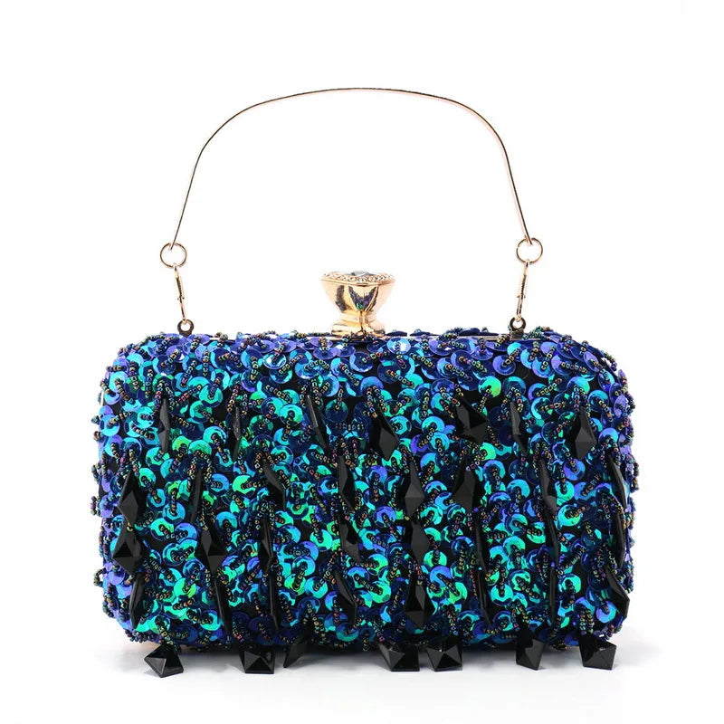 Fashion Versatile Ball Dinner Bag Style Light Luxury Handmade Embroidered Clutch Bag Dress with Exquisite Clutch