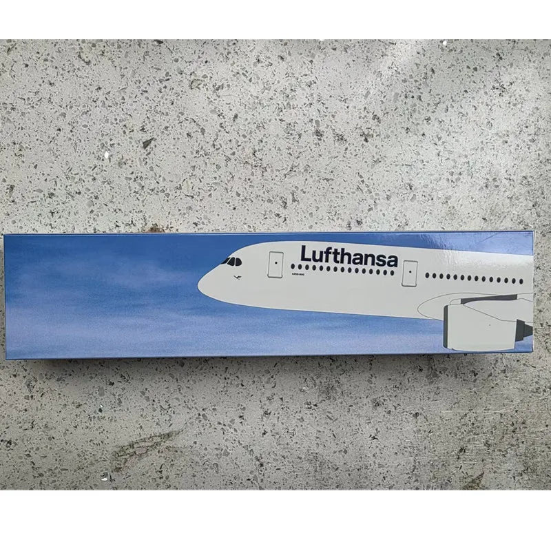 New 1/200 Scale A350-900 Lufthansa Airline Aircraft Plastic ABS Assembly Plane Model Airplanes Toy Collection Display Gifts Fans