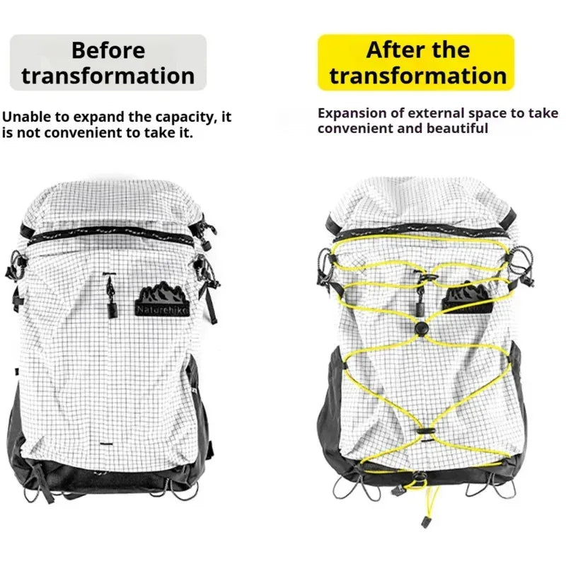 18 parts DIY Adjustable Backpack Buckle Elastic Expansion Strap for Outdoor Hiking Camping External Hanging Fastener