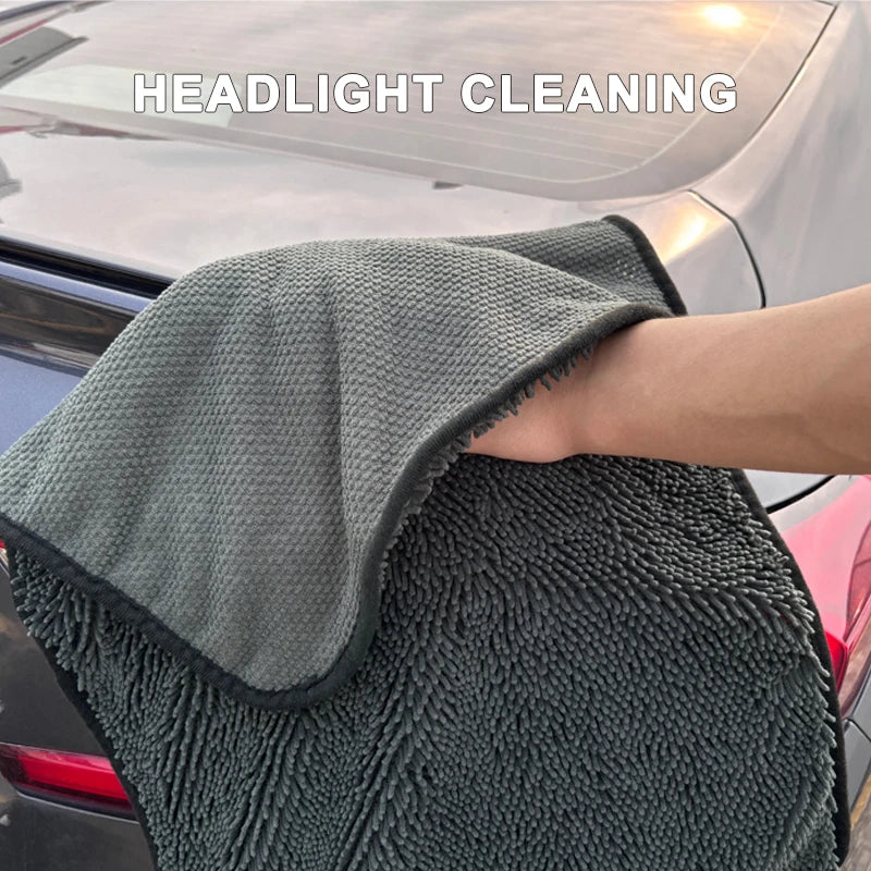 SEAMETAL 700GSM Car Drying Cloth 60X40CM Super-Absorbent Cleaning Towel Ultra-Soft Scratch-Free Cleaning Cloth for Car Detailing