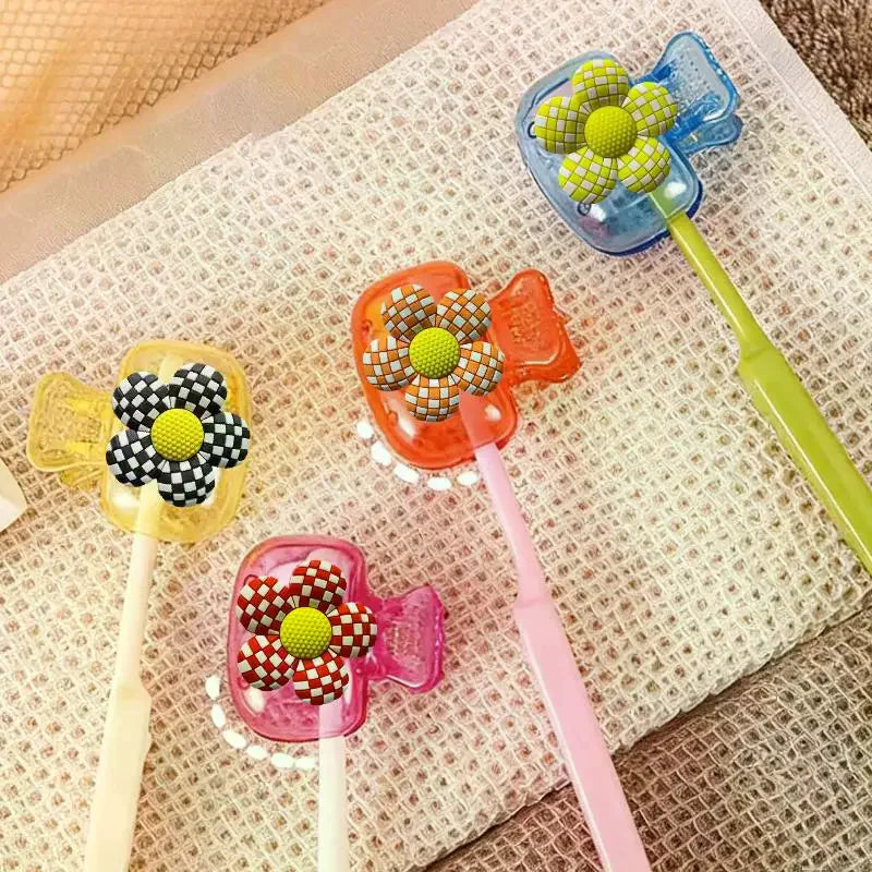 Travel Toothbrush Head Covers Toothbrush Protector Cap Brush Pod Case Protective Portable Plastic Clip For Household Travel