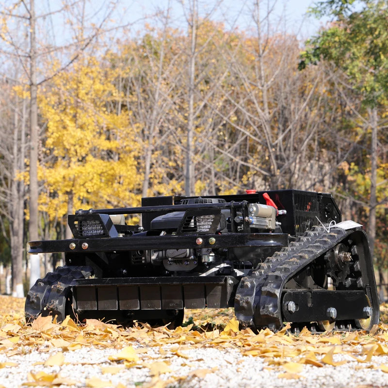 Customized Robot Lawn Mower Remote-Controlled Self-Propelled Hillside Lawn Mower, Mountain Weed Removal Flail-Type Lawn Mower