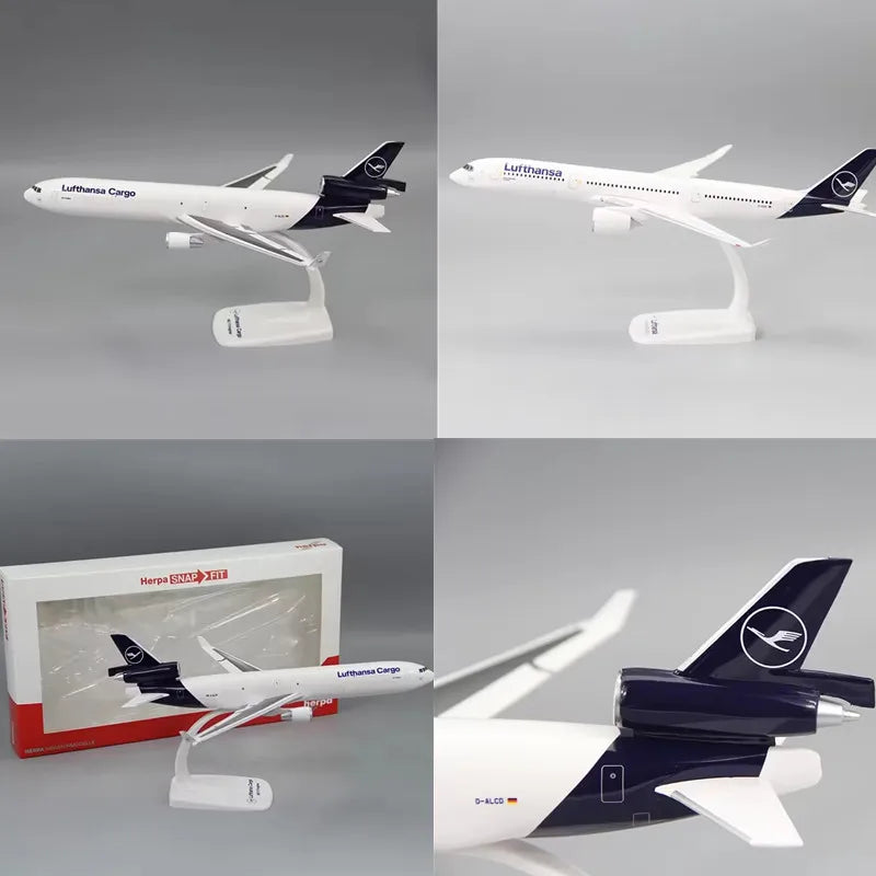 1/200/250 Scale McDonnell Douglas MD-11 Lufthansa Cargo Airlines /A350-900 Lufthansa A380 Aircraft  ABS Assembly Model Plane