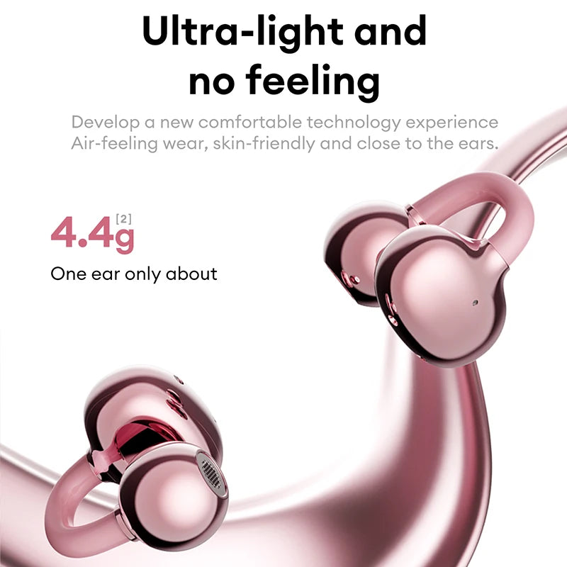 Choice Lenovo LE302 OWS Ear Clip Earphones Wireless Bluetooth 6.0 Headset HD Call Earbuds Low Latency Gaming Headphones New