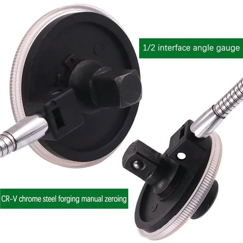 AB34-360 Degrees Torque Meter Calibrated In Degrees Torque Angle Gauge Torque Wrench Adjustable Torque Regular Scale