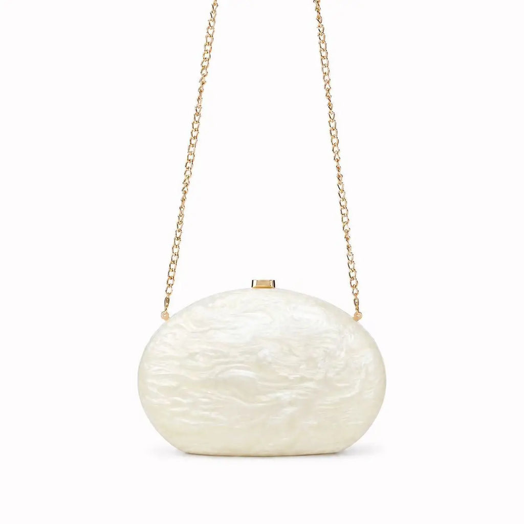New shoulder oblique span bag shell acrylic bag fashion wedding dinner clutch bag