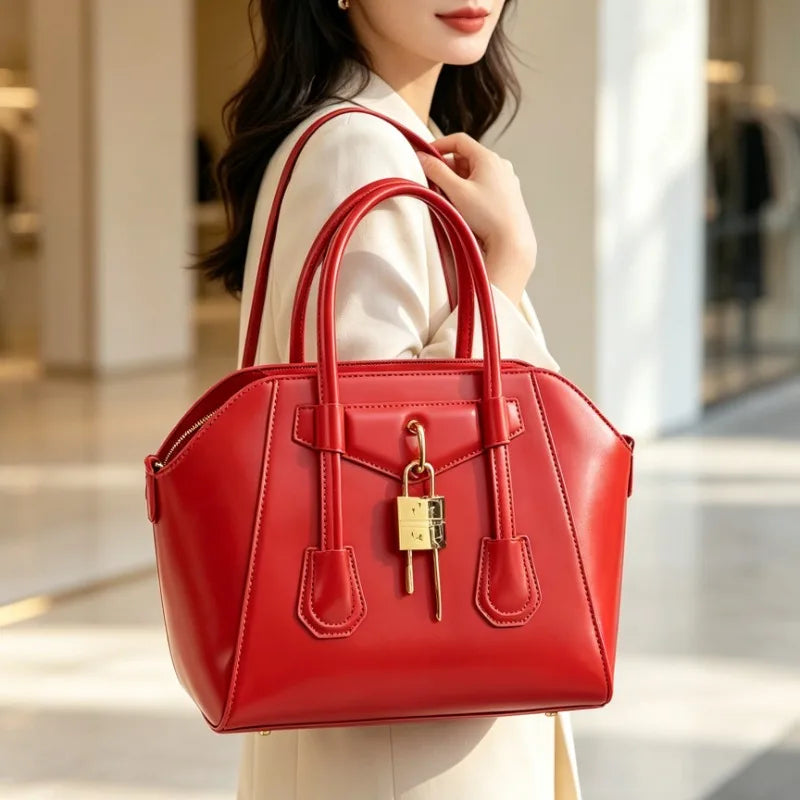 Luxury Brand Women Handbag Leather Shoulder Bag Classic Elegant Popular Ladies Crossbody Style Versatile