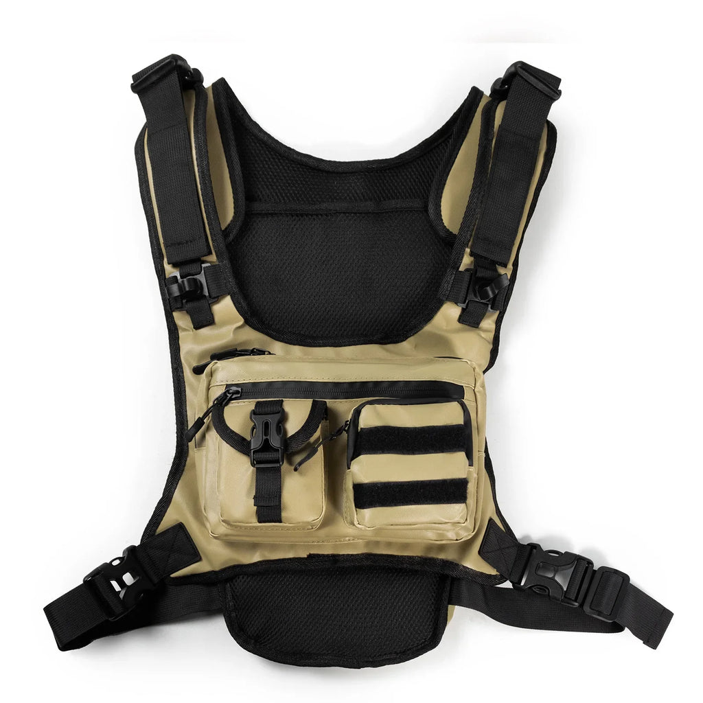 Men's Sports Tactical Chest Bag Hydration Vest Backpack With Multi-pocket for Cycling Hiking Camping Travel Backpack And Running