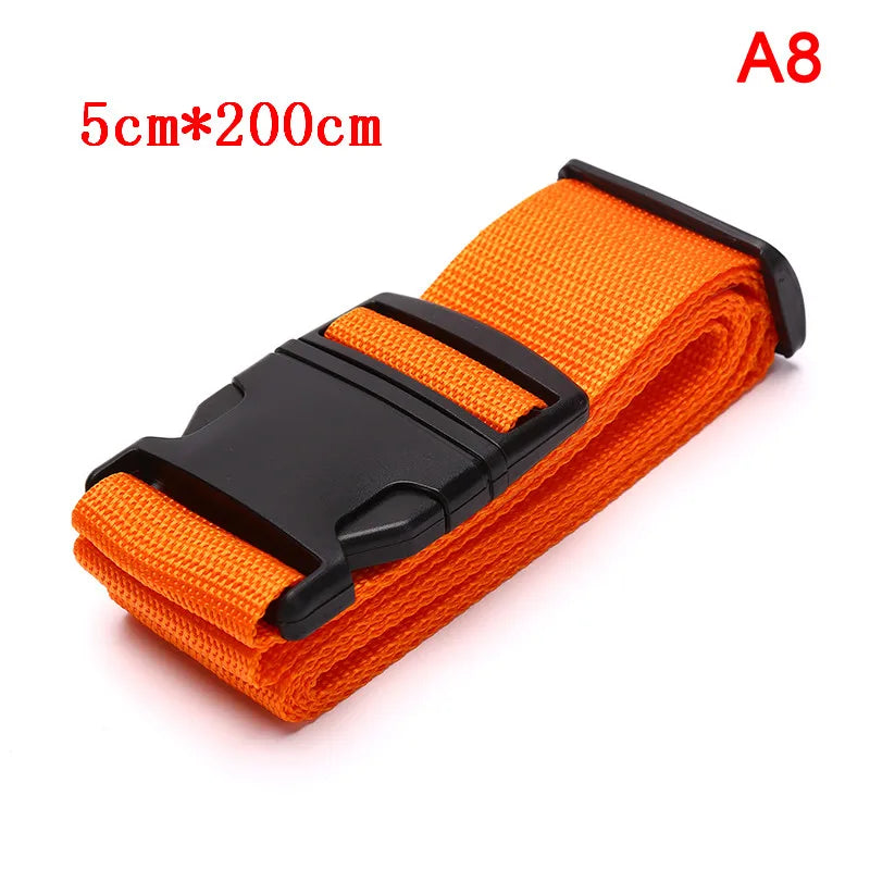 Travel Luggage Strap Adjustable Password Lock Packing Belt Baggage Secure Lock Anti-theft Luggage Strap Bundling Belt